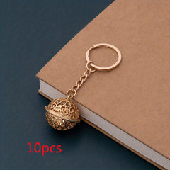 Vintage Bell Pendant Keychain Chinese Style Jewelry