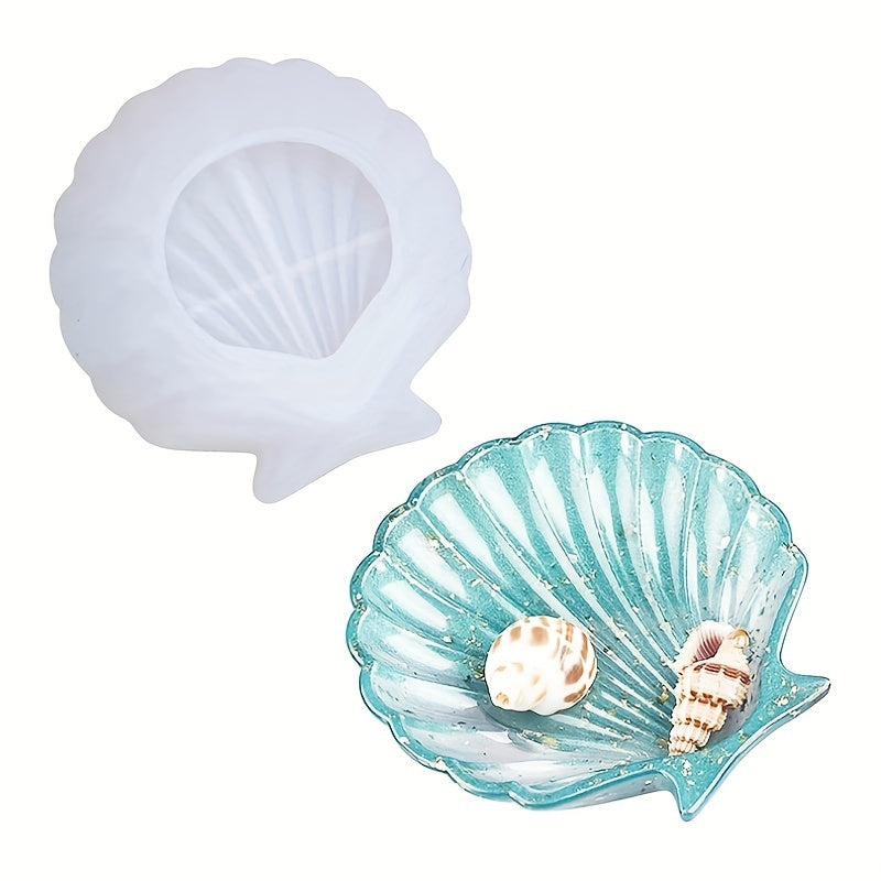 Resin Mold for Shell Jewelry Tray and Soap Storage