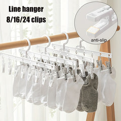 360 Degree Rotating Socks Storage Hanging Clips