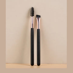 2pcs Eyelash Comb Spoolie Brush Set Lash Extension Brushes Mascara Applicator