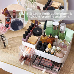 Cosmetics Organizer with Drawers Countertop Storage for Makeup