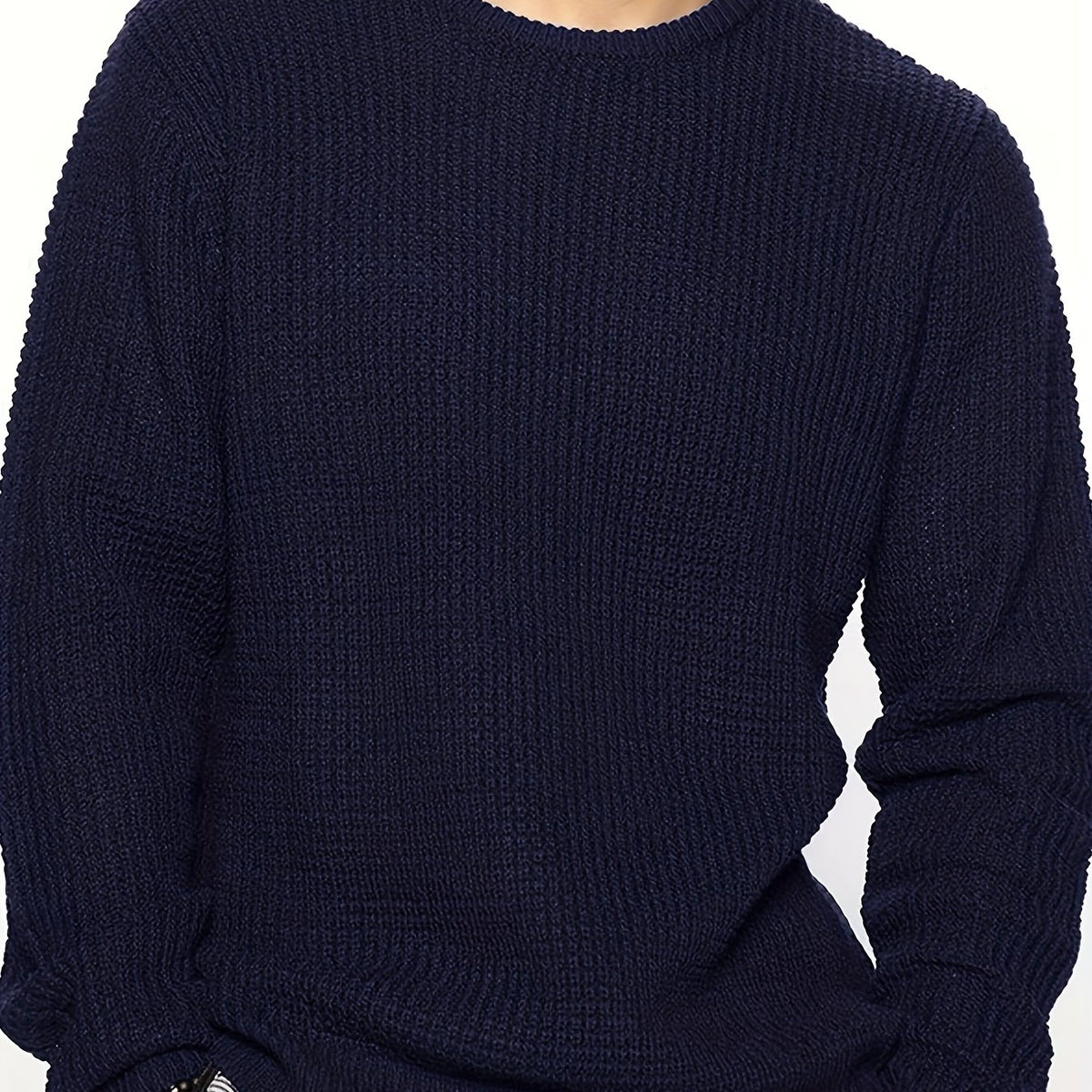 Men's Crew Neck Knitted Sweater