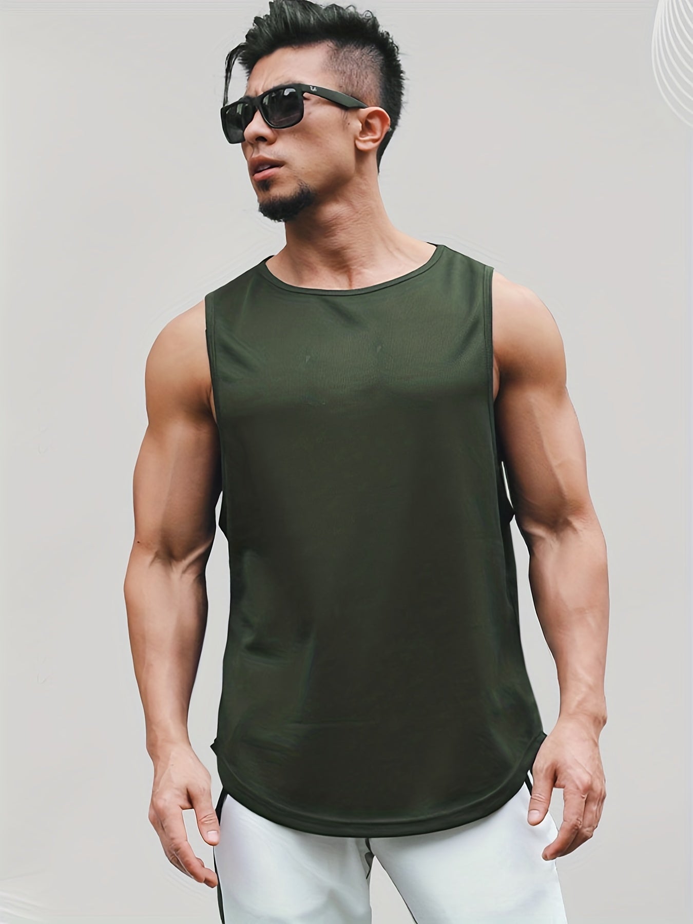 Men's Quick Drying Sports Tank Top for Running Training