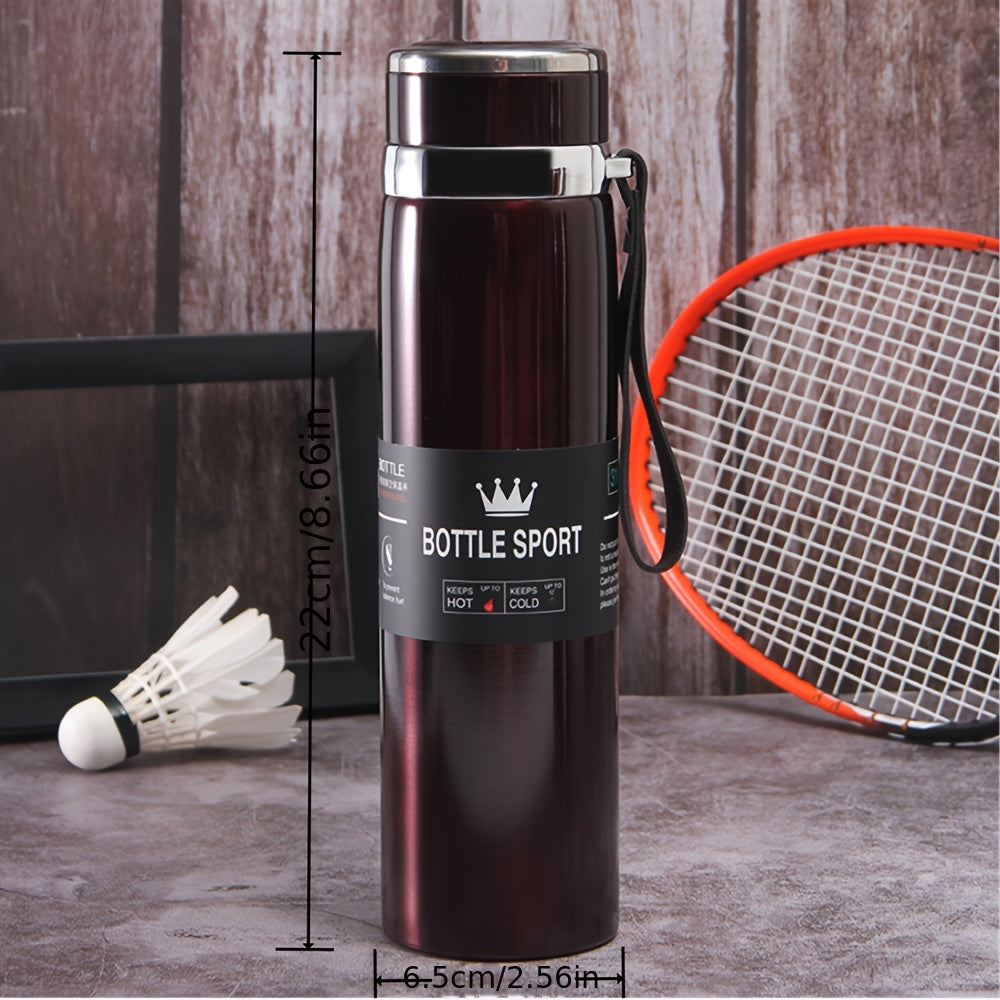 800ml Stainless Steel Insulated Cup with Hanging Rope