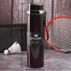 800ml Stainless Steel Insulated Cup with Hanging Rope