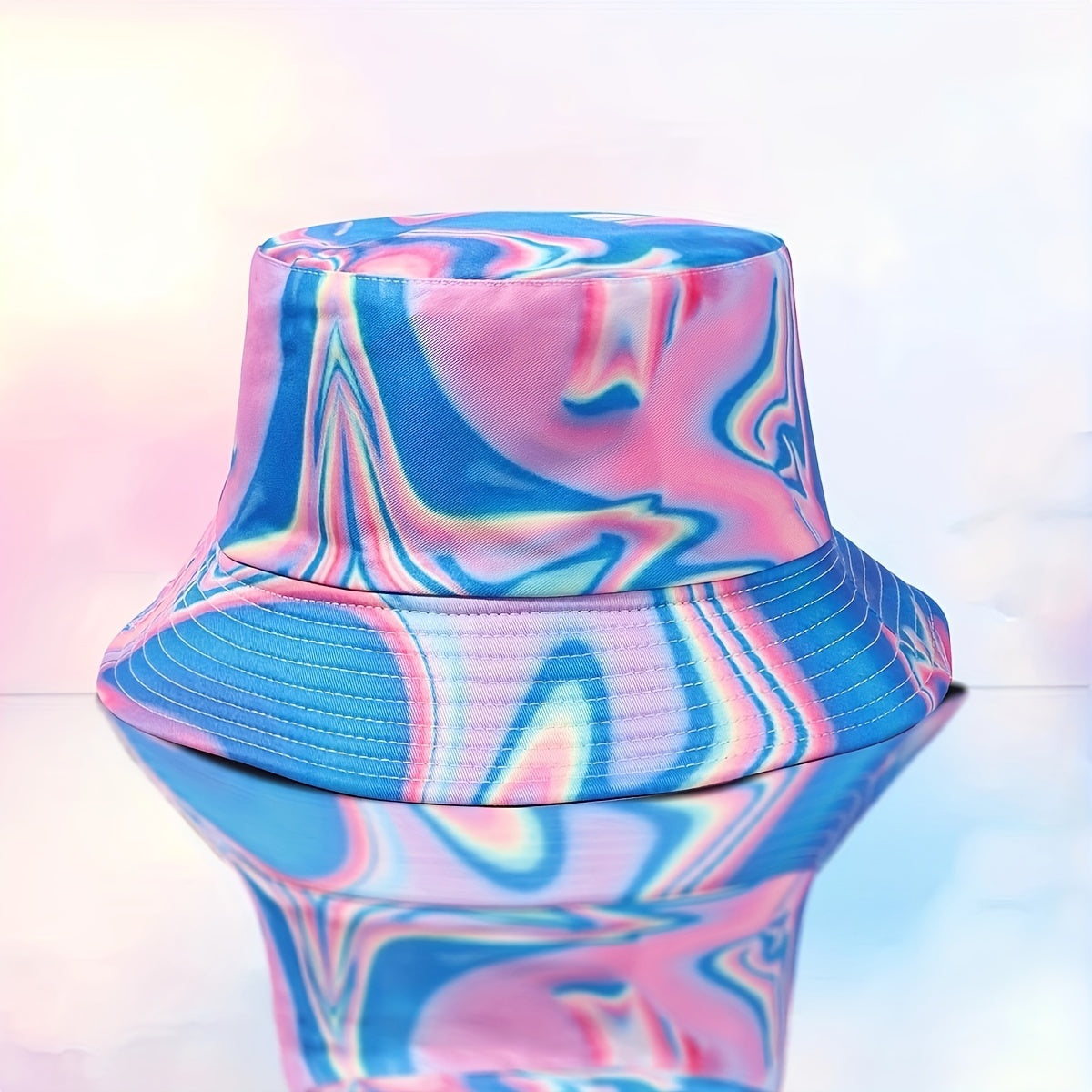 Gradient Tie Dye Sunshade Bucket Hat for Men Women