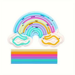 Colorful Twist Stick Fidget Toy Sensory Silicone Decompression Board