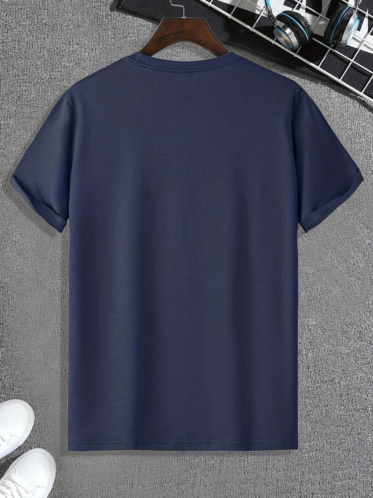 Hip Hop Style Pattern Print Men's Comfy Sports T shirt Graphic Tee