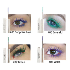 12 Colors Volumizing Mascara, Long Lasting Formula
