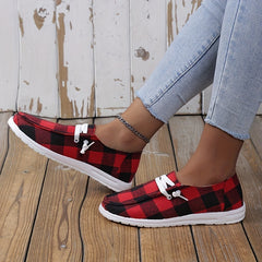 Women's Canvas Low Top Lace Up Shoes Lightweight