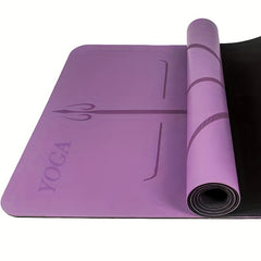 Stable & Comfortable Laser Engraved Non-Slip Yoga Mat