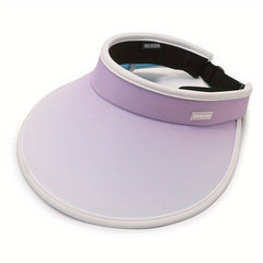 Gradient Casual Visor Hat Wide Brim UV Protection Sun Hat