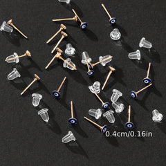 Men's Demon Eye Stud Earrings Set