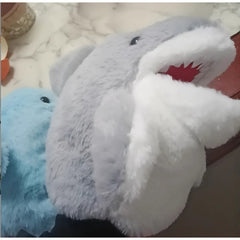 Interactive Little Shark Plush Toy with Mouth Opening Function
