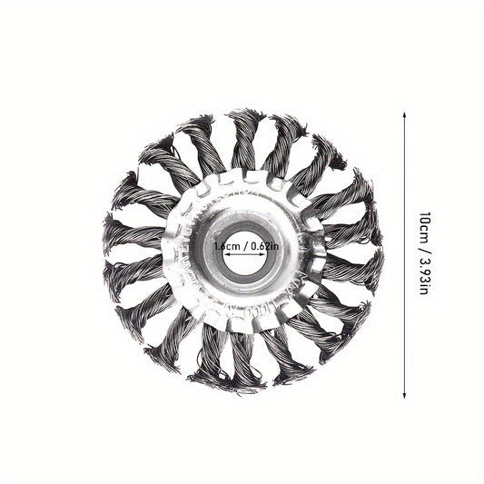 Wire Wheel Brush Twist Knotted Carbon Steel Wire Wheel for Angle Grinder