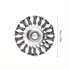 Wire Wheel Brush Twist Knotted Carbon Steel Wire Wheel for Angle Grinder