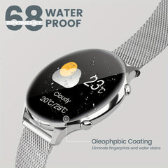 Women's Smartwatch with Wireless Calling and Menstrual Cycle Tracker