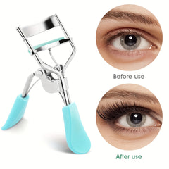 Eyelash Curler with 10 Refills for Perfectly Curled Lashes