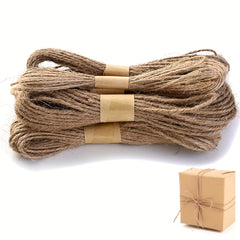 10 Meters Natural Jute Twine Durable Packing Brown Rope String