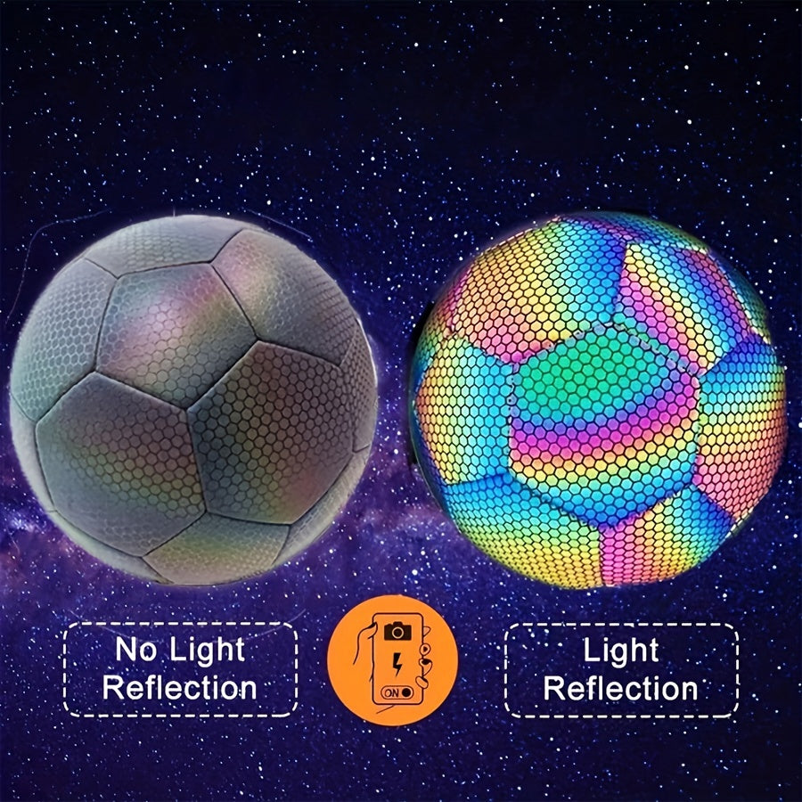Reflective Soccer Ball for Training Indoor and Outdoor
