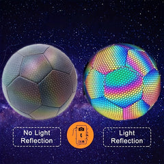 Reflective Soccer Ball for Training Indoor and Outdoor