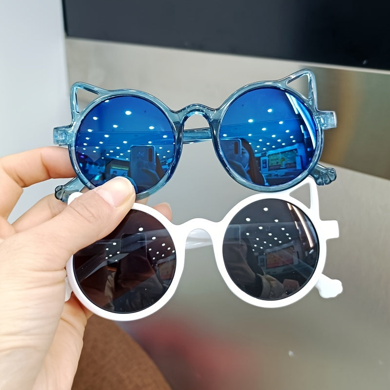 Personalized Cat Ear Frame Sunglasses for Kids