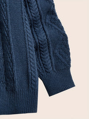 Men's Warm Knit Sweater Comfy Pullover for Winter
