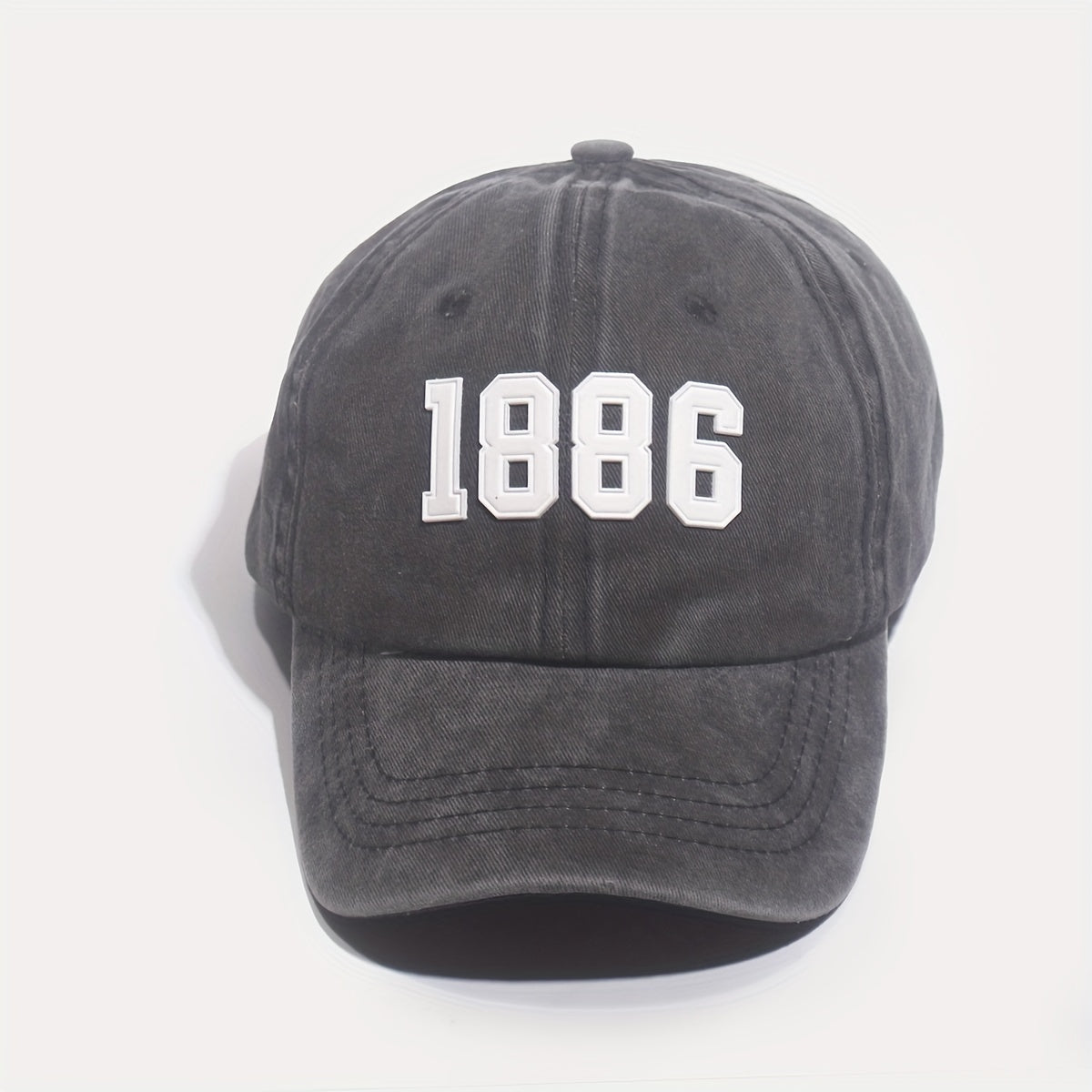 1886 Washed Men's Baseball Cap Sun Hat