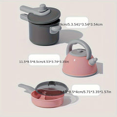 61pcs Kitchen Toy Accessories BBQ Camping Cooking Toy Set Utensil Cookware Toys