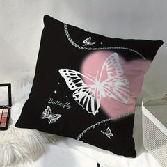 Butterfly Chain Soft Printed Pillow for Home Decoration