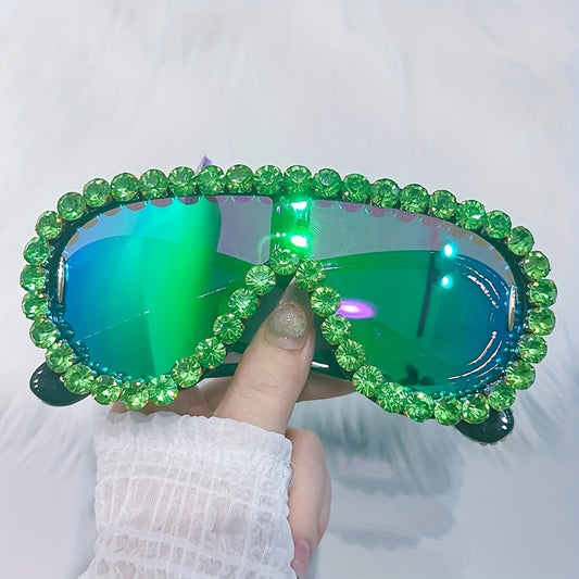 Y2K Oversized Photochromic Sunglasses UV400 Shield Glasses