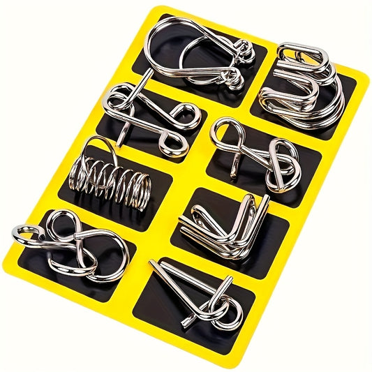 Luban Lock Smart Unlocking Toy 8pcs Set for Adults Family Gift