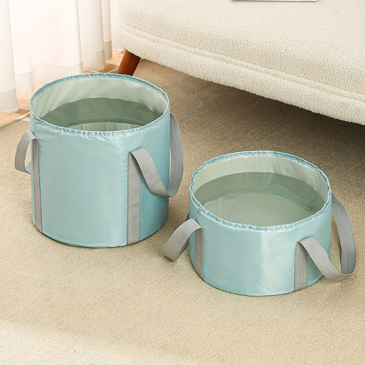 Portable Foldable Foot Bath Basin with Handles for Outdoor Travel & Camping