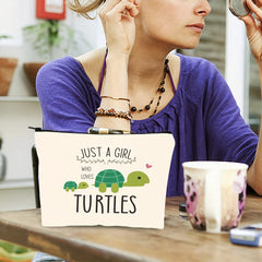 Sea Turtle Makeup Bag - Funny Birthday and Christmas Gift Idea