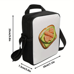 Customizable Photo Insulated Lunch Bag Reusable Cooler Backpack