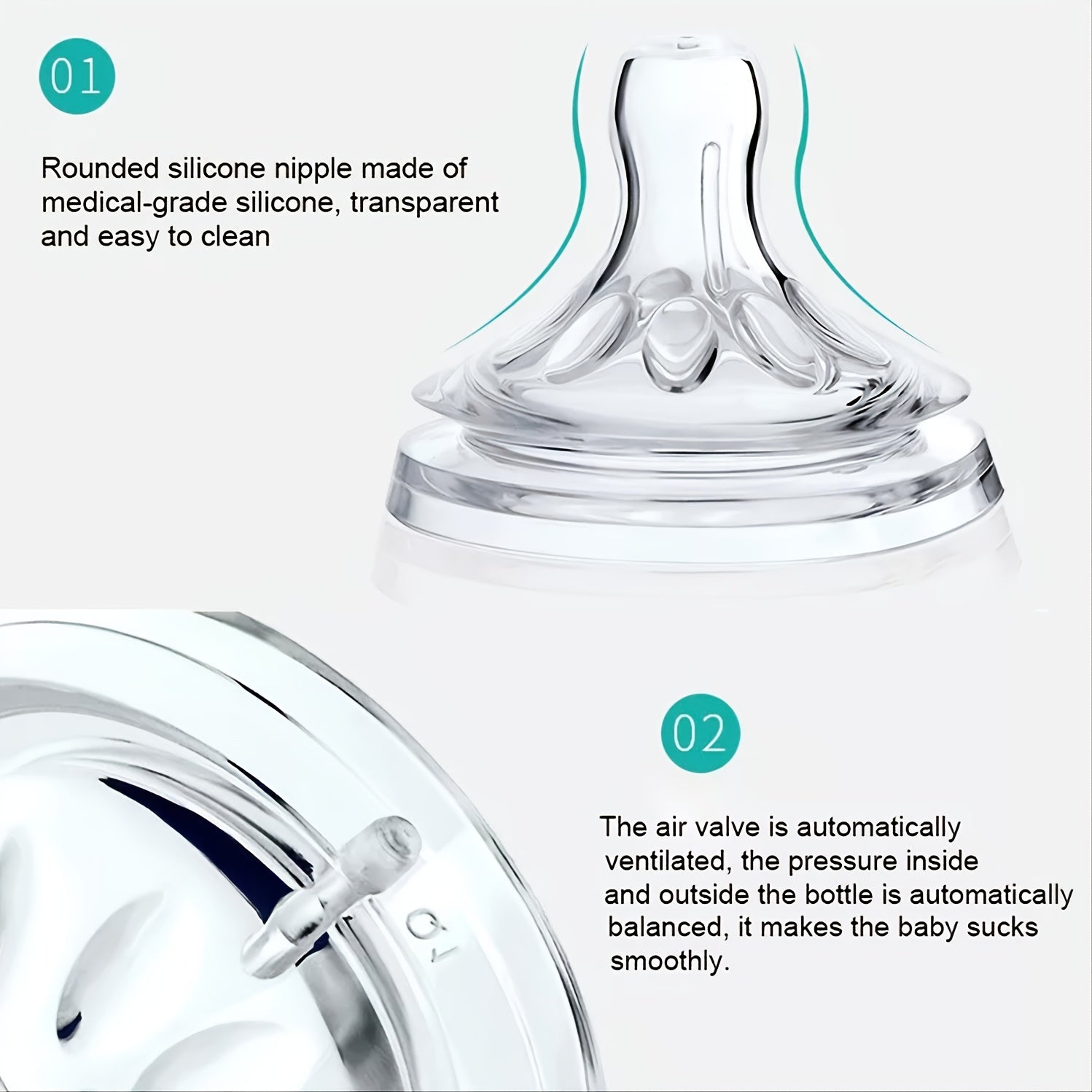 Avent Natural Baby Feeding Bottle Nipple 12M BPA Natural Slow Flow 1pcs
