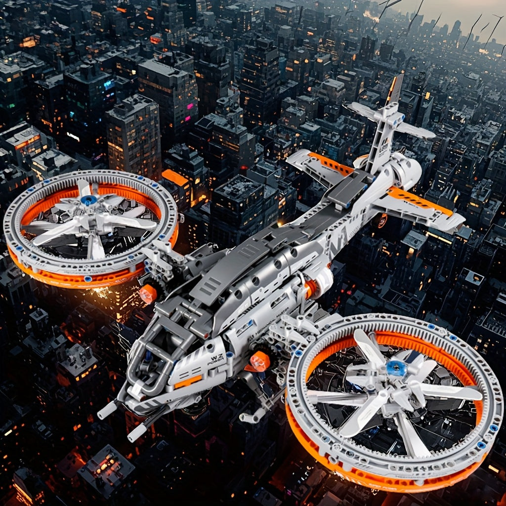 1204pcs Intergalactic Warship & Destroyer Model Set