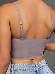 Comfy Solid Full Coverage Bralette, Women's Intimates