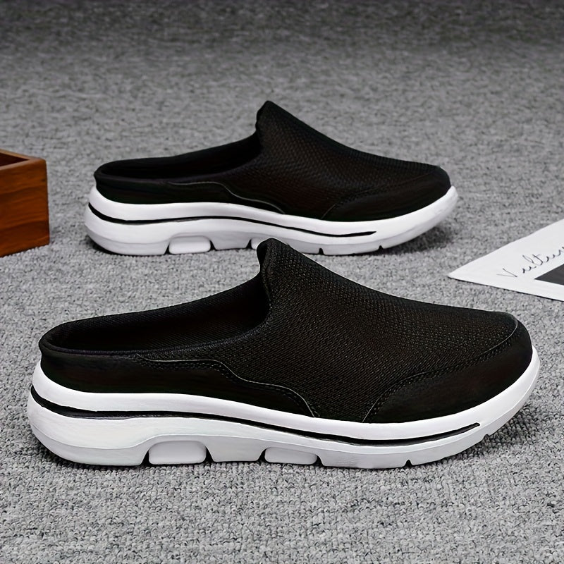  Men's Breathable Mule Shoes Soft Sole Slippers