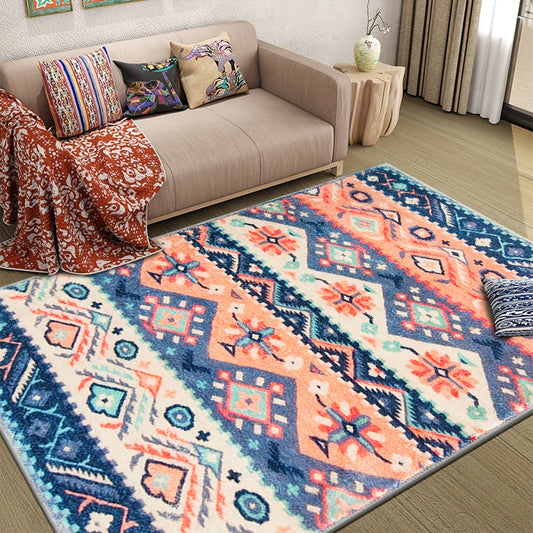 Vintage Persian Area Rug Boho Style for Home Decor