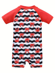 Whale Boys' Swimsuit & One Piece for Surfing Fun