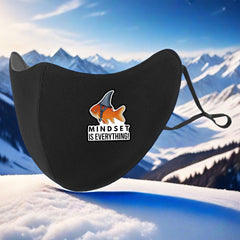 3D Fleece Warm Shark Fin Print Mask Anti Cold Windproof Face Cover