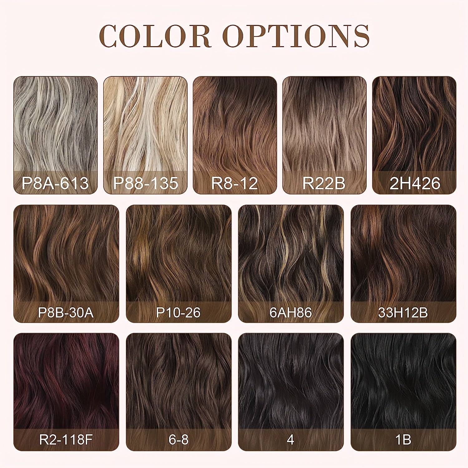 4pcs Dark Blonde Light Blonde Ends Clip In Hair Extensions Soft Synthetic