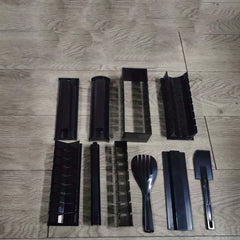 10pcs Sushi Maker Roller Rice Mold DIY Sushi Making Mold Kitchen Tool