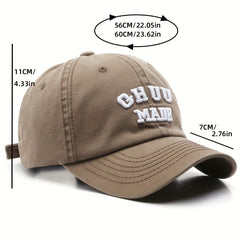 Wide Eaves Baseball Cap for Men and Women