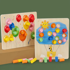 Wood Classification Battle Game Toy for Toddlers