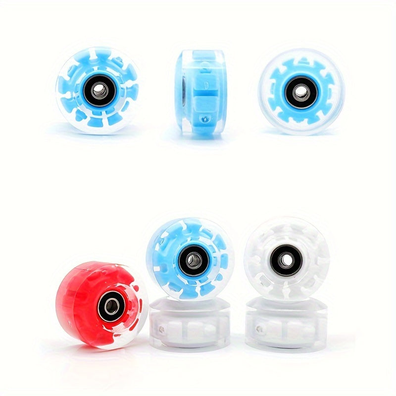 4pcs Luminous Roller Skates Wheels With Bearing