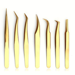 Stainless Steel Eyelash Extension Tweezers Set Volume Lash Extensions