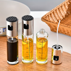 Glass Olive Sprayer Mister Press Bottle for Cooking