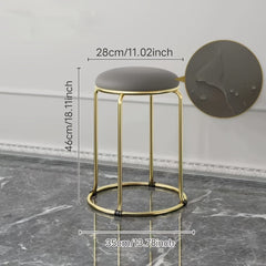 Makeup Stool Household Stool Round Stackable Vanity Chair